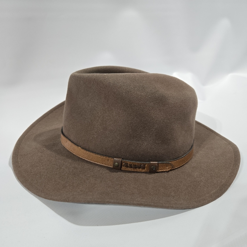 FLEX Felt 100% Wool Vintage Madebin USA hat Sz Xl